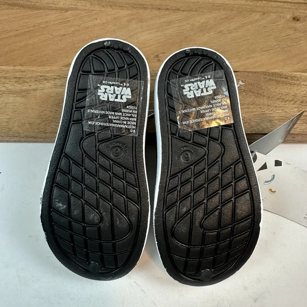 New‎ Little Kids Harper Canyon Disney Star Wars Water Slip On Shoe Sandals 6 C